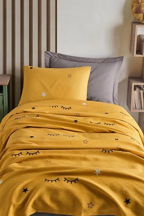 پیکه و ست پیکه تکنفره زرد پنبه ای Eponj Home - کد 94392011