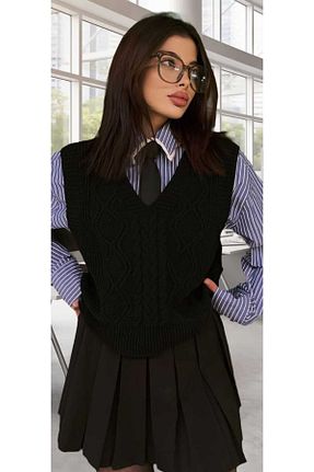 سوئیتر مشکی زنانه اکریلیک moda mh - کد 898593905