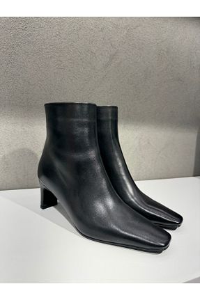 بوت / نیم بوت مشکی زنانه چرم خالص S