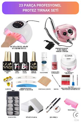ناخن مصنوعی و اکسسوری رنگی PRObeauty - کد 898589200