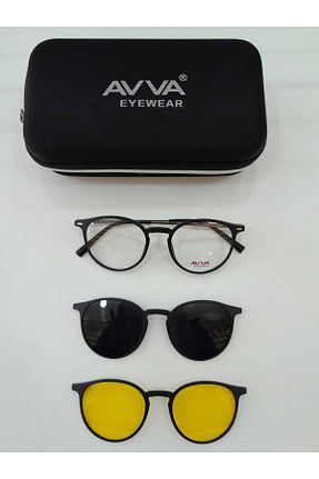 عینک آفتابی مشکی زنانه 49 Avva - کد 898607035