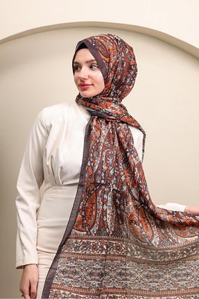 شال قهوه ای زنانه MODA - کد 898624597