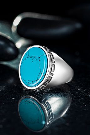 انگشتر نقره آبی مردانه 925 عیار Ring Of The King - کد 896664303