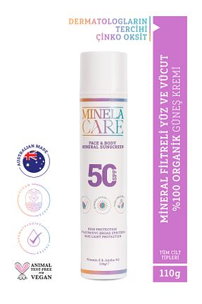 کرم ضد آفتاب صورت SPF 50 + Minelacare - کد 705946690