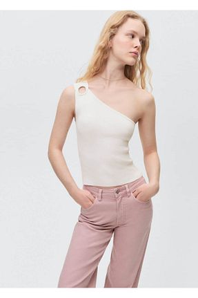 بلوز سفید زنانه ساده MANGO Teen - کد 899216938