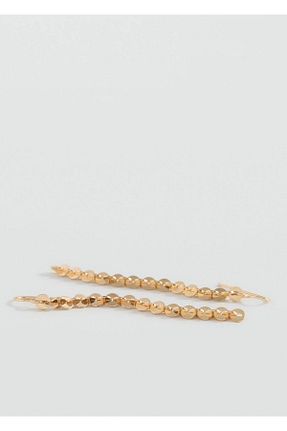 گوشواره جواهر طلائی سنگ طبیعی MANGO Teen - کد 898630187