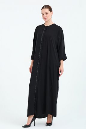 کلاه و ابایا مشکی زنانه مخلوط پلی استر Onitsha - کد 898645261
