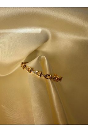 دستبند استیل (فولاد) زرد زنانه استیل ضد زنگ MODA - کد 898665741