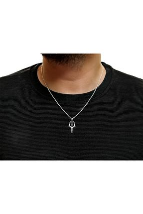 گردنبند نقره طوسی مردانه 925 عیار Pelin Eker ATÖLYE ÇAYYOLU - کد 898673826