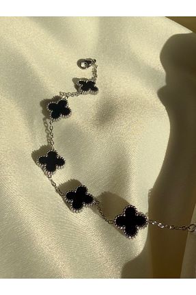 دستبند استیل (فولاد) مشکی زنانه استیل (فولاد) Buffjewels - کد 898697338
