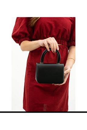 کیف دوشی مشکی زنانه چرم مصنوعی Carats shop - کد 898711811