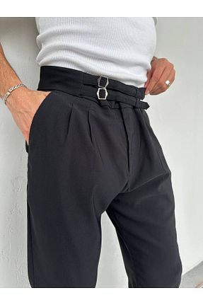 شلوار مشکی مردانه پنبه ای Denim Shorty - کد 898707939