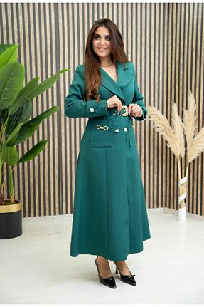 ترنچکت حجاب سبز زنانه پلی استر Zümrüt - کد 842755007