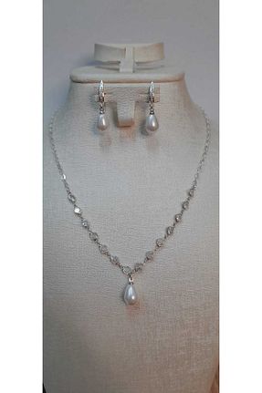 ست مروارید 2 تایی SİMİLAY Silver - کد 898783067