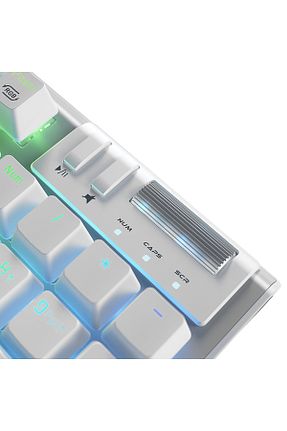 کیبورد گیمر سفید Rampage - کد 898584023