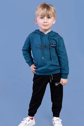 ست بالاتنه و پائین تنه آبی بچه گانه بافتنی Toontoy - کد 147745322