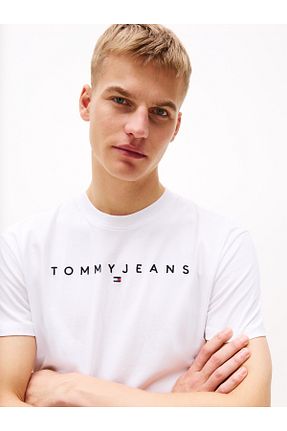 تیشرت طلائی مردانه یقه دوچرخه Tommy Hilfiger - کد 898825212