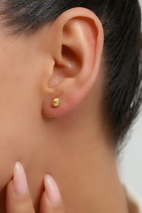 گوشواره طلا زرد مردانه 8 عیار Altınkesesi - کد 896784469