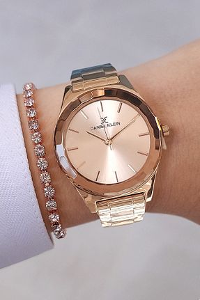ساعت مچی صورتی زنانه 37 میلی متر Daniel Klein - کد 93704541