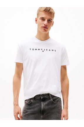 تیشرت طلائی مردانه یقه دوچرخه Tommy Hilfiger - کد 898825212