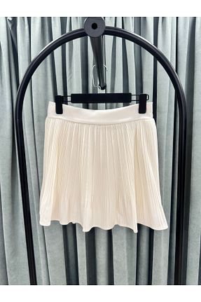 دامن بژ زنانه پنبه ای Arzu Yıldırım Butik - کد 892643539
