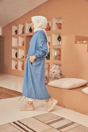 تونیک حجاب آبی زنانه %100 پنبه Neways - کد 705038420