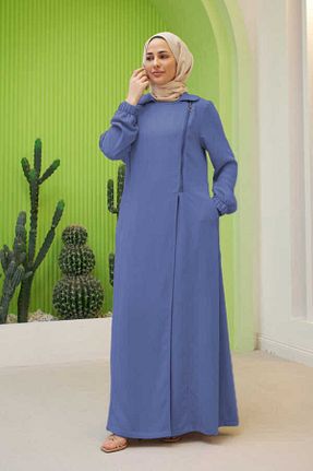 کلاه و ابایا سرمه ای زنانه پلی استر Neways - کد 311579709