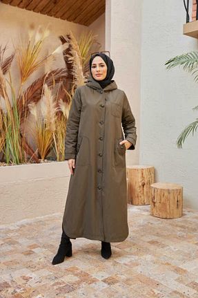 ترنچکت حجاب خاکی زنانه بدون آستر Neways - کد 699323973