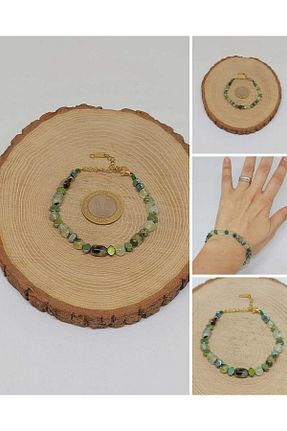 دستبند جواهر رنگی زنانه سنگ طبیعی Yasamtohumu - کد 898850837