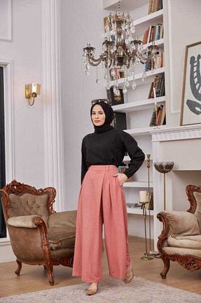 شلوار حجاب صورتی زنانه مخلوط پلی استر Neways - کد 699315907