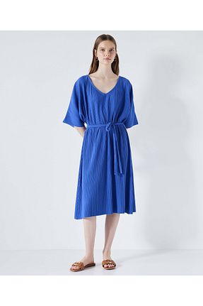 لباس بنفش زنانه بافتنی İpekyol - کد 817560227