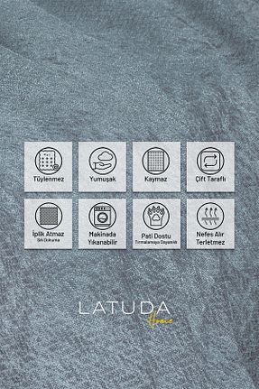 کاور مبل طوسی Şönil Latuda Home - کد 898864500