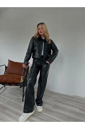شلوار مشکی زنانه پاچه گشاد ky butikkk - کد 898887818