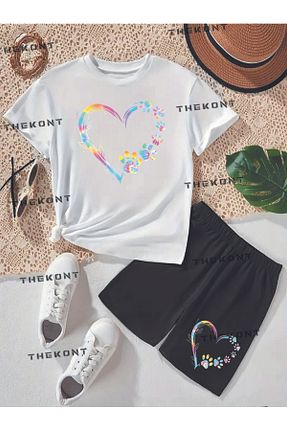 ست بالاتنه و پائین تنه رنگی بچه گانه بافتنی THEKONT - کد 898894127