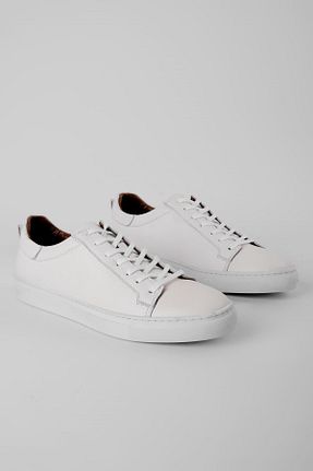 کفش کژوال سفید مردانه چرم خالص LAL SHOES & BAGS - کد 898896324