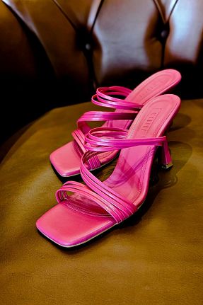 دمپائی صورتی زنانه چرم مصنوعی LAL SHOES & BAGS - کد 898895529