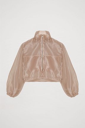 کت بژ زنانه Bomber Quzu - کد 891064673