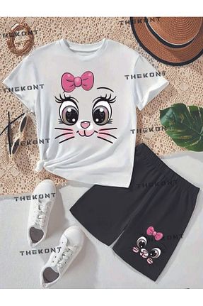 ست بالاتنه و پائین تنه رنگی بچه گانه بافتنی THEKONT - کد 898893480