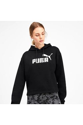 سوئیشرت مشکی زنانه ساده Puma - کد 746278076
