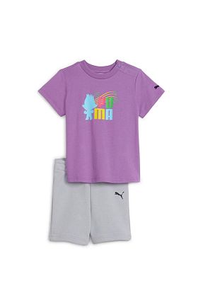 ست بالاتنه و پائین تنه اسپرت طوسی زنانه Puma - کد 861958478