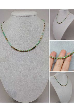 گردنبند جواهر رنگی زنانه Yasamtohumu - کد 898917750