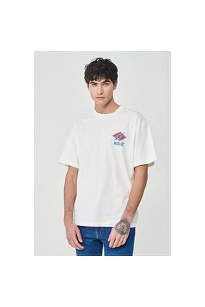 تیشرت سفید مردانه Loose Lee - کد 750749919