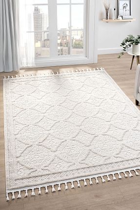 فرش بژ قابل شستشو Eliz Home - کد 449980172