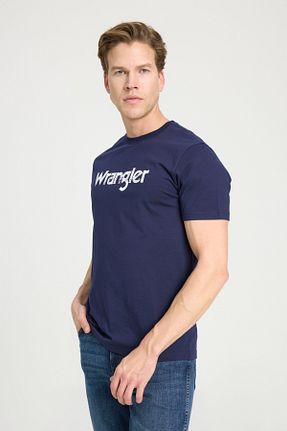 تیشرت سرمه ای مردانه رگولار Wrangler - کد 96009172