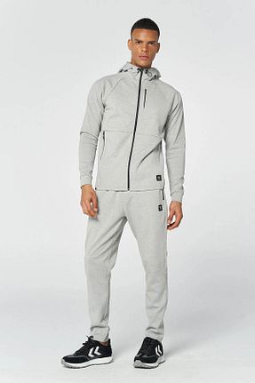 شلوار کرمگن طوسی مردانه پاچه تنگ hummel - کد 765772357