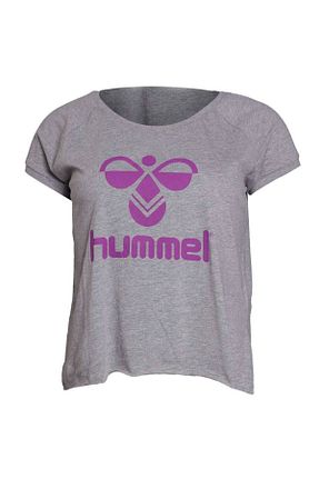 تیشرت اسپرت سفید زنانه رگولار hummel - کد 4577038