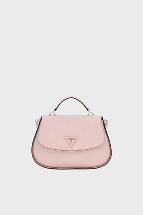 کیف دوشی صورتی زنانه چرم مصنوعی Guess - کد 898923478