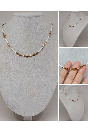 گردنبند جواهر رنگی زنانه سنگ Yasamtohumu - کد 898917479