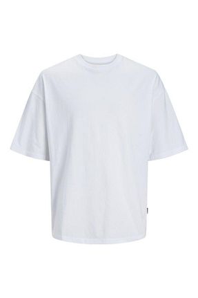 تیشرت سفید مردانه اورسایز Jack & Jones - کد 821869222