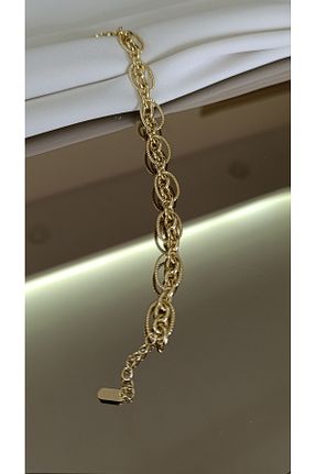 دستبند استیل (فولاد) طلائی زنانه استیل (فولاد) SENAM TAKI - کد 892258144